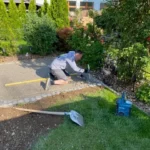 Sitzecke und Zugang in einem Mehrparteienhaus